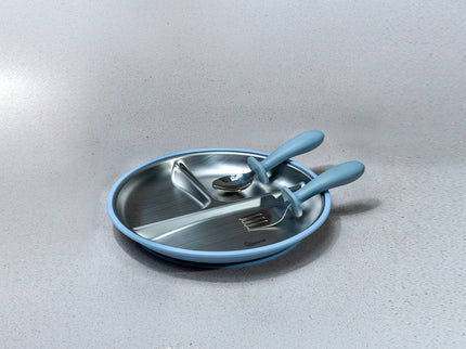 Suction Plate with Cutlery