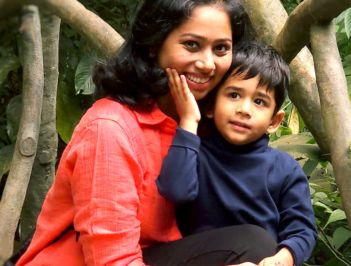 <h3>Born from a Mom’s Heart, </h3><h3>and a Designer’s Vision</h3>