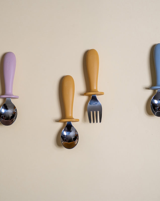 Suction Bowl with Cutlery