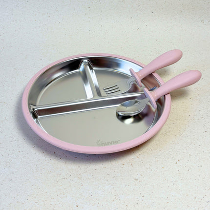 Suction Plate with Cutlery