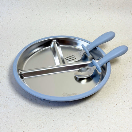 Suction Plate with Cutlery