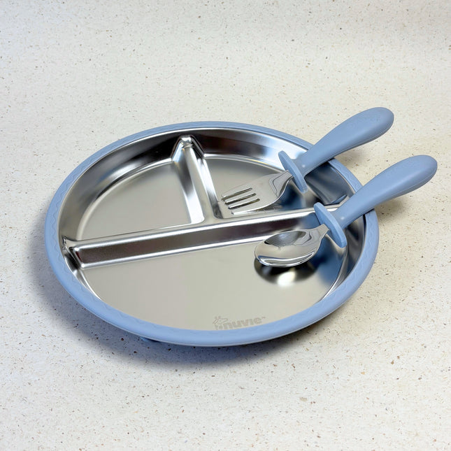 Suction Plate with Cutlery