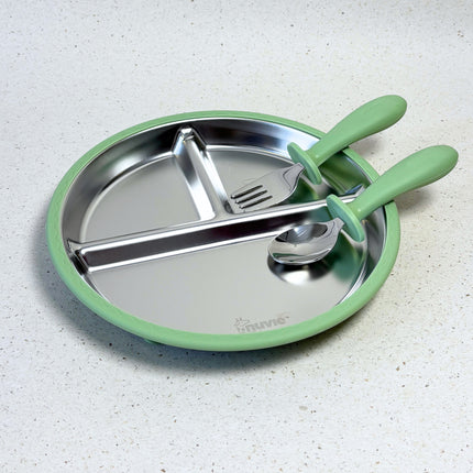 Suction Plate with Cutlery