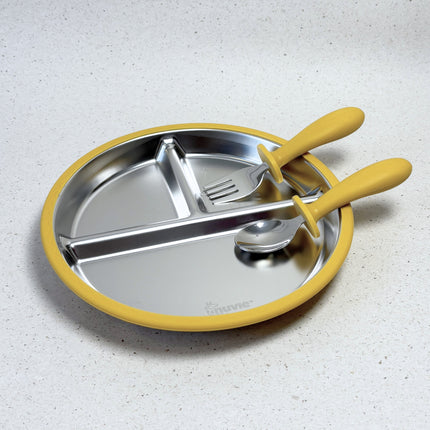 Suction Plate with Cutlery